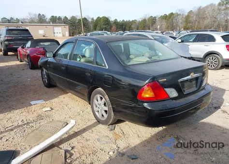 2000 Toyota Avalon Xls z USA, uszkodzony, nr VIN 4T1BF28B4YU091749